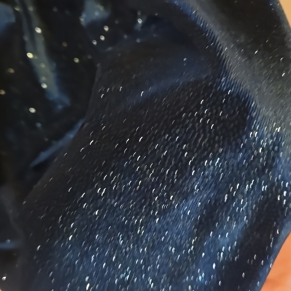 Altar'd State Holiday Dark Green Shimmery Velvet Midi Dress - Picture 2 of 10